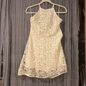 Cream Lace Dress